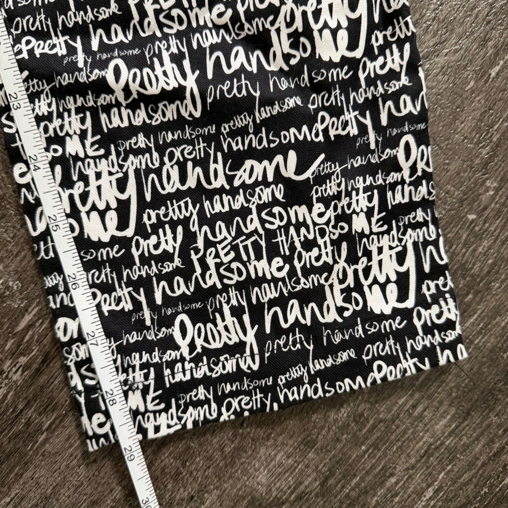 Wildfang All Over Script Print Drawstring Lounge … - image 3